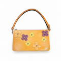 Louis Vuitton Vernis Flower Lexington Pochette – Yellow