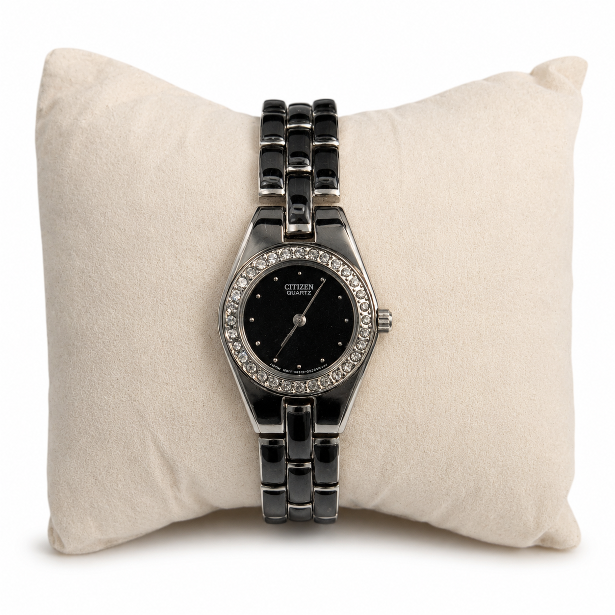 Citizen Quartz Black Ceramic Watch