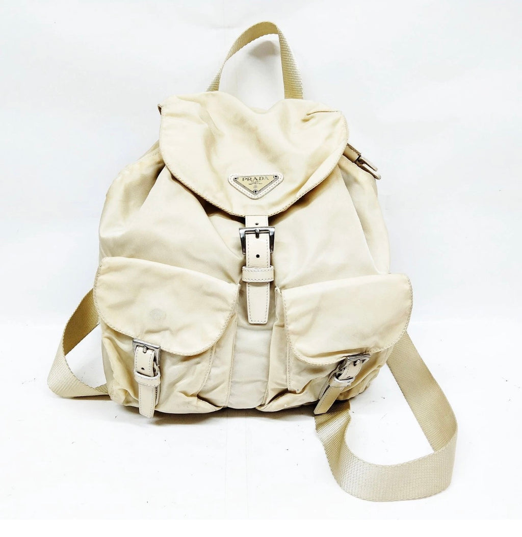 RARE VINTAGE PRADA TESSUTO DOUBLE POCKET BACKPACK