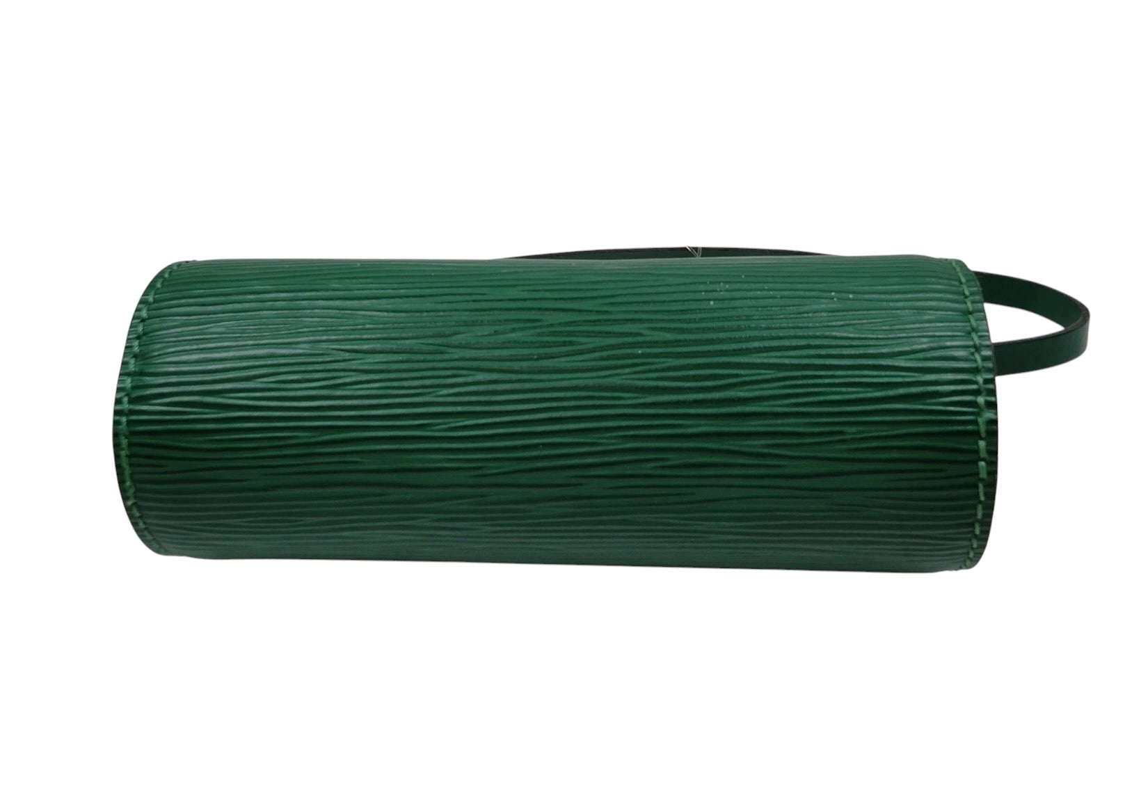 Vintage Louis Vuitton Borneo Green Epi Leather Soufflot Papillon Mini Pouch