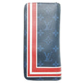 Louis Vuitton Monogram Pacific Zippy Wallet (Blue/Red Racing Stripe)
