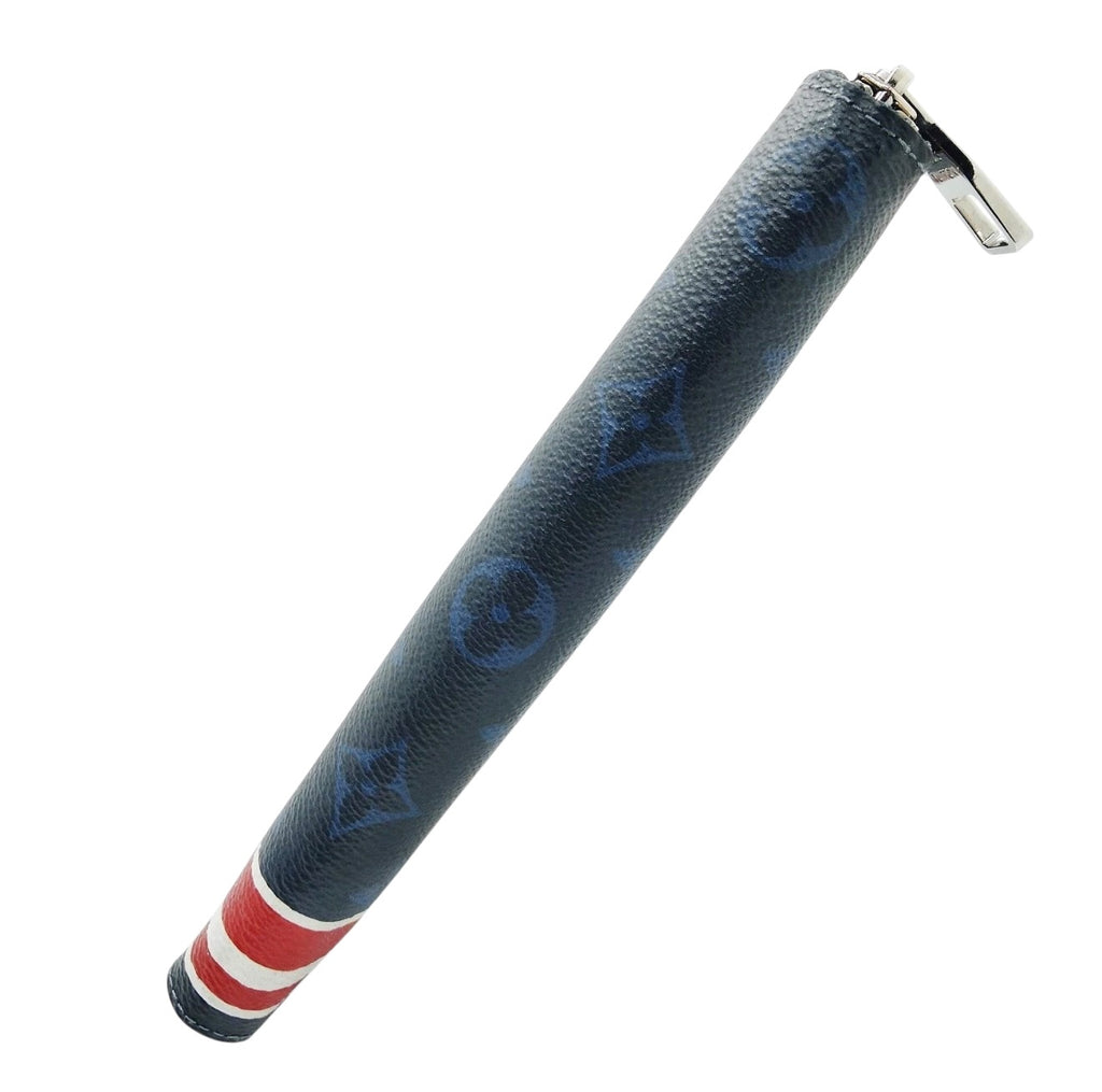 Louis Vuitton Monogram Pacific Zippy Wallet (Blue/Red Racing Stripe)