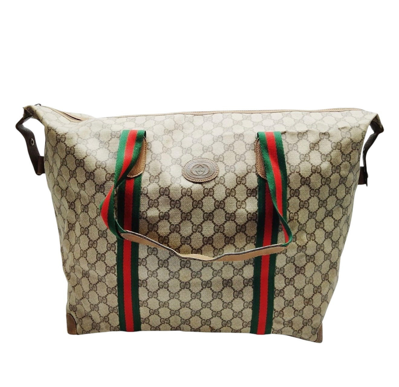 Vintage Gucci GG Supreme Web Tote Bag