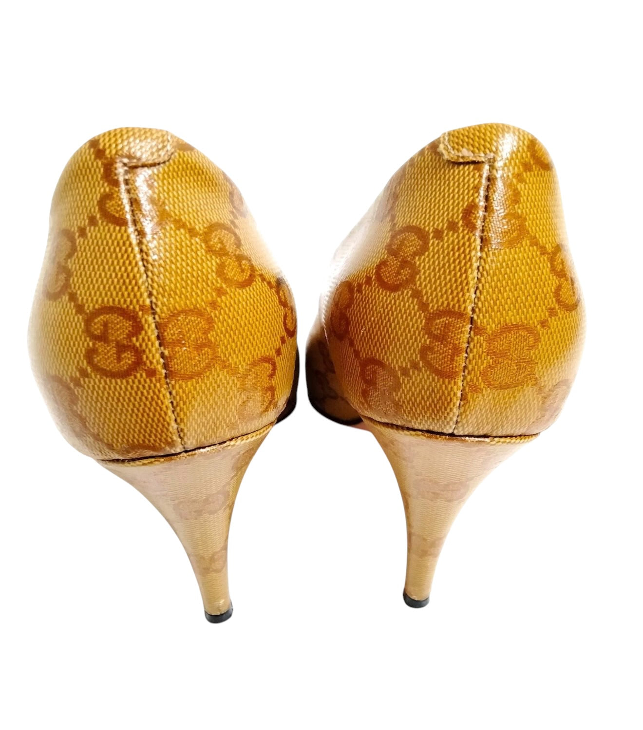 Gucci x Adidas GG Monogram Pumps – Camel
