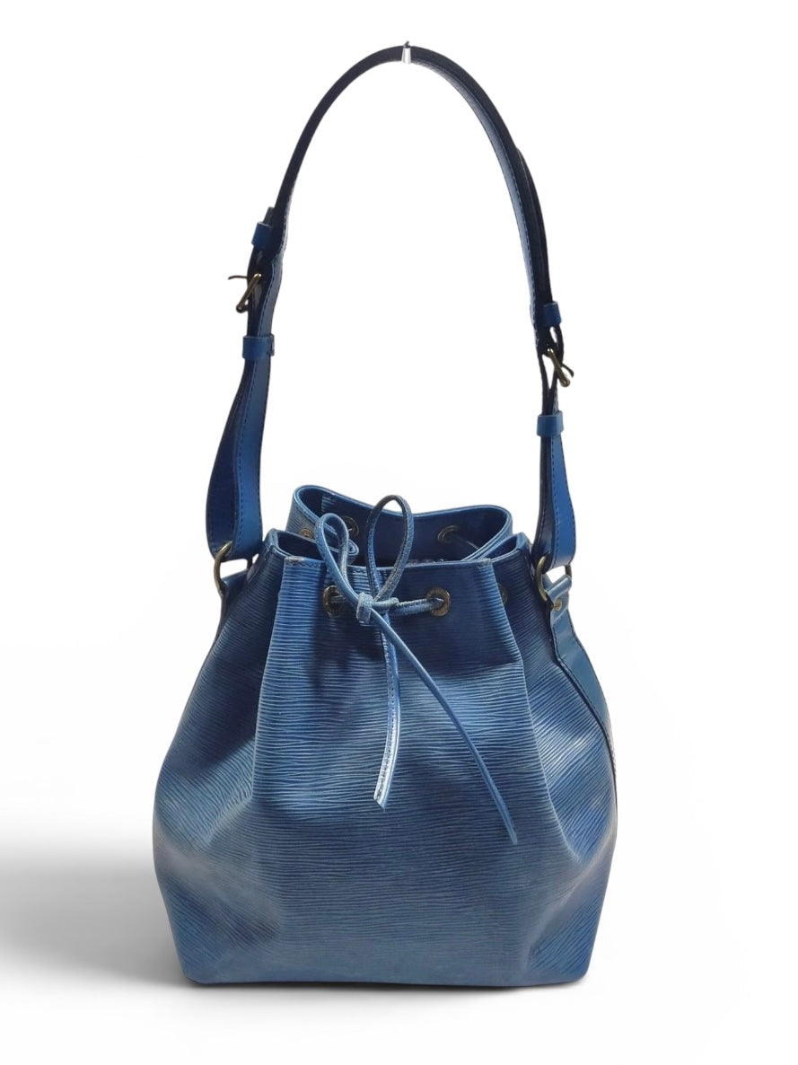 Louis Vuitton Epi Noé PM Shoulder Bag | Toledo Blue Leather