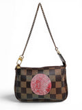 Louis Vuitton Mini Pochette Accessoires Damier Ebene – Custom Stingray Art
