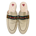 Gucci Princetown Horsebit Canvas Mules