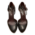 Chanel Quilted Leather Ankle Strap Platform Pumps Size 36