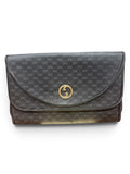 BK Gucci Vintage Microguccissima / Micro GG Envelope Clutch