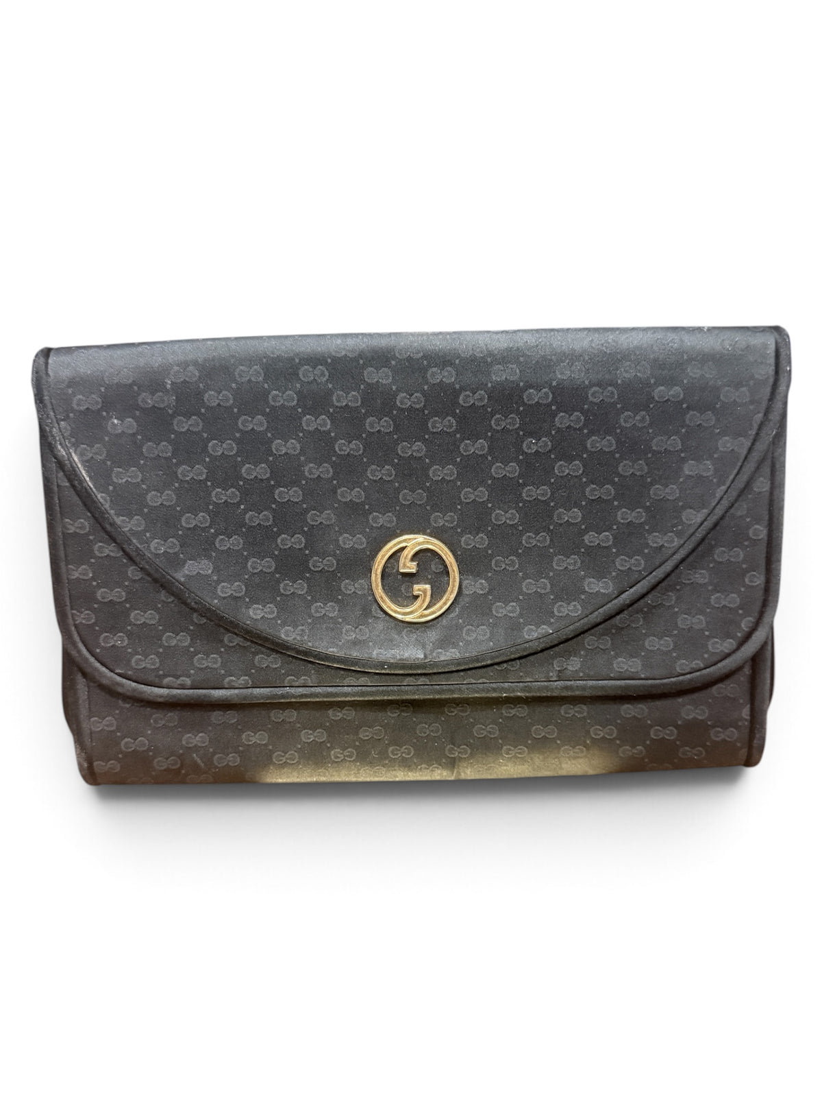 BK Gucci Vintage Microguccissima / Micro GG Envelope Clutch