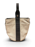 BK Hermes Vintage Saxo Canvas Bucket Bag