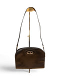 Christian Dior CD Logo Half-Moon Shoulder Bag