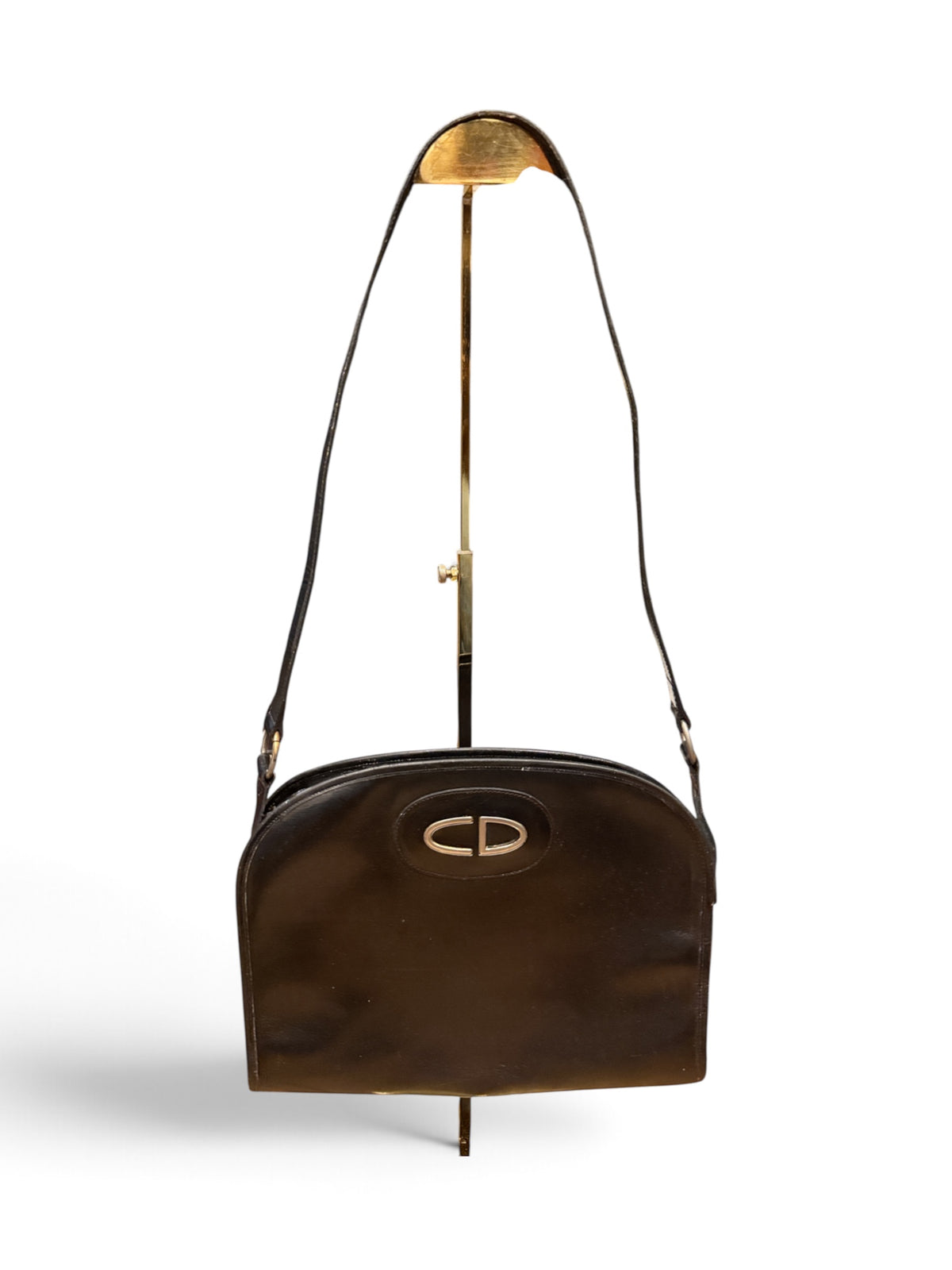 Christian Dior CD Logo Half-Moon Shoulder Bag