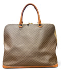 Celine Vintage Macadam Canvas Travel Tote Bag